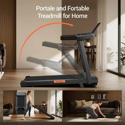 Umay SF10 Tapis de course pliable avec inclinaison de 10%/15% et vitesse maximale de 12 km/h